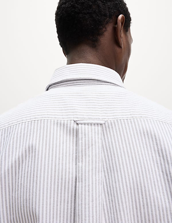The Ultimate Pure Cotton Striped Oxford Shirt