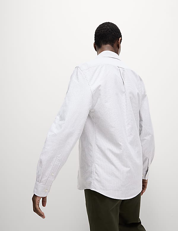 The Ultimate Pure Cotton Striped Oxford Shirt