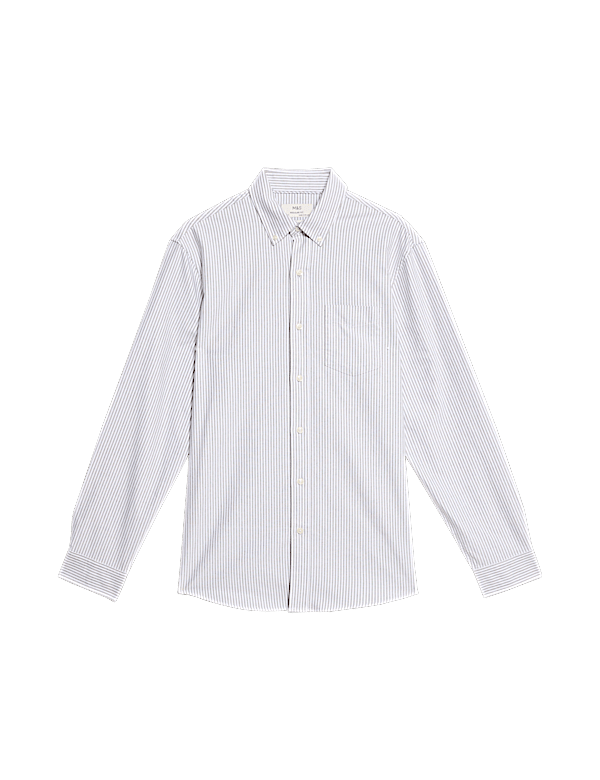The Ultimate Pure Cotton Striped Oxford Shirt
