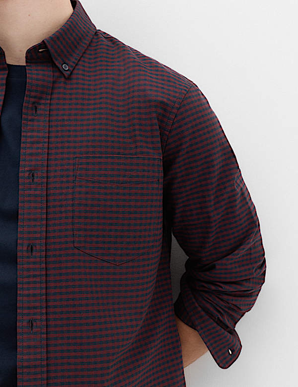 Ultimate Pure Cotton Check Oxford Shirt