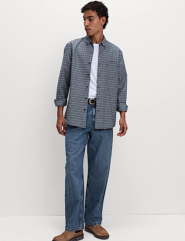 Ultimate Pure Cotton Check Oxford Shirt