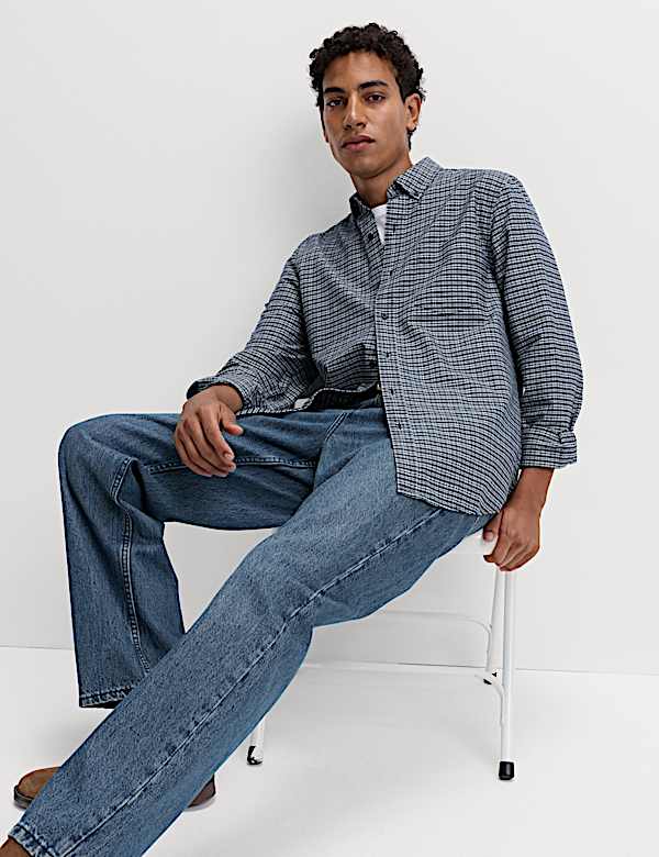 Ultimate Pure Cotton Check Oxford Shirt