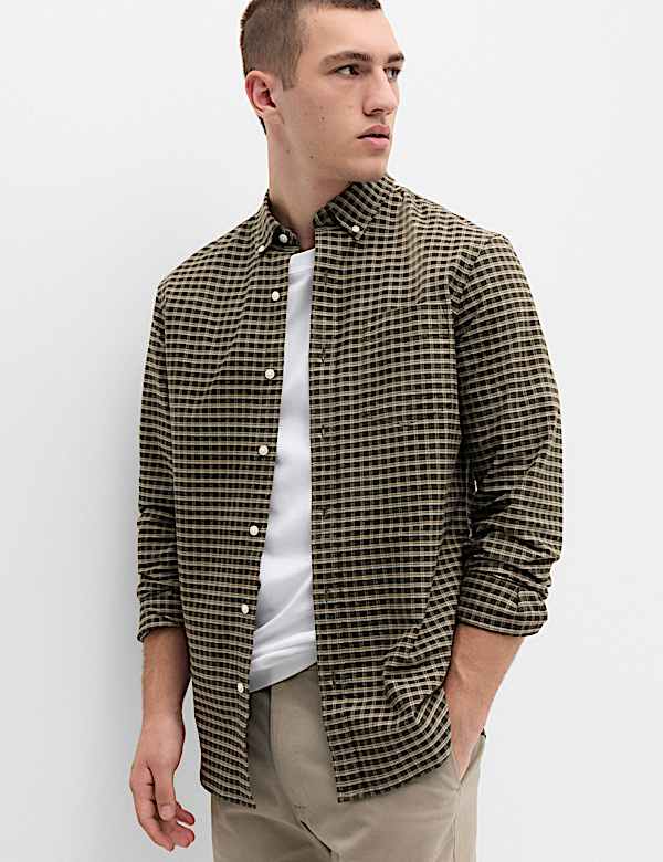 Ultimate Pure Cotton Check Oxford Shirt
