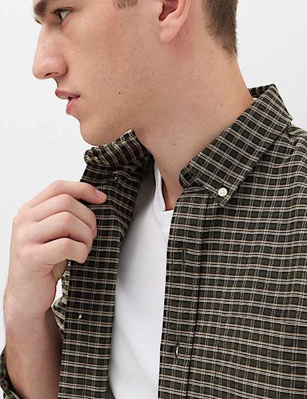 Ultimate Pure Cotton Check Oxford Shirt