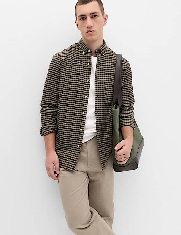 Ultimate Pure Cotton Check Oxford Shirt
