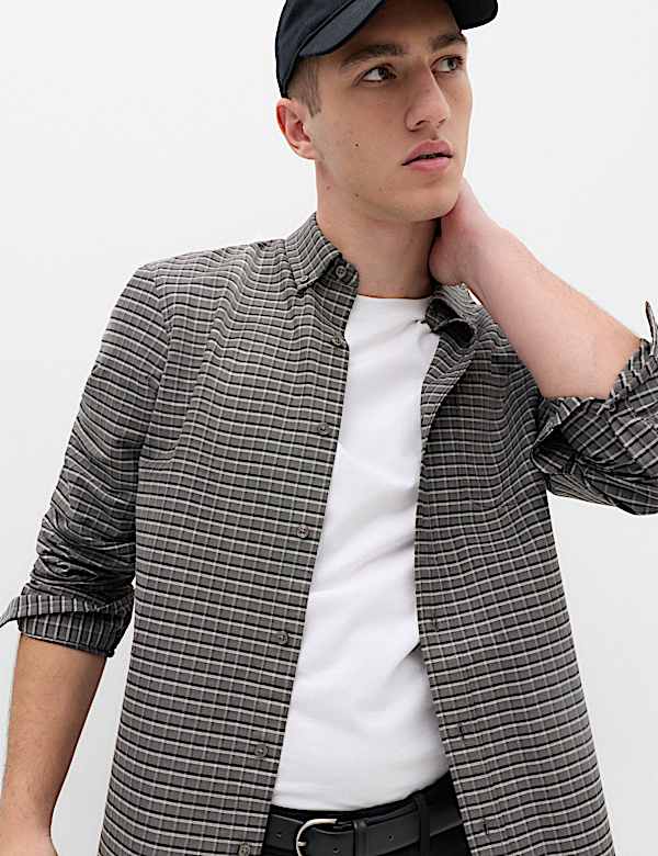 Ultimate Pure Cotton Check Oxford Shirt