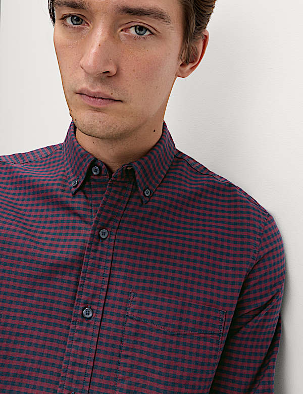 Ultimate Pure Cotton Check Oxford Shirt