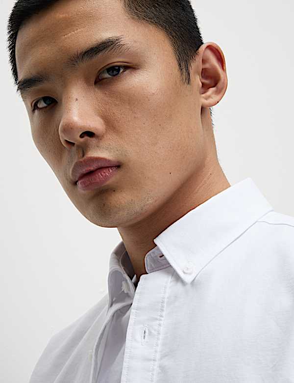 Ultimate 2pk Regular Fit Pure Cotton Oxford Shirts - US