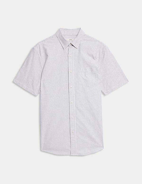 Ultimate Pure Cotton Striped Oxford Shirt - CY