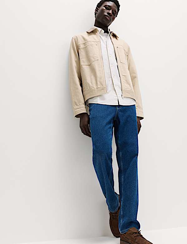 Ultimate Pure Cotton Striped Oxford Shirt