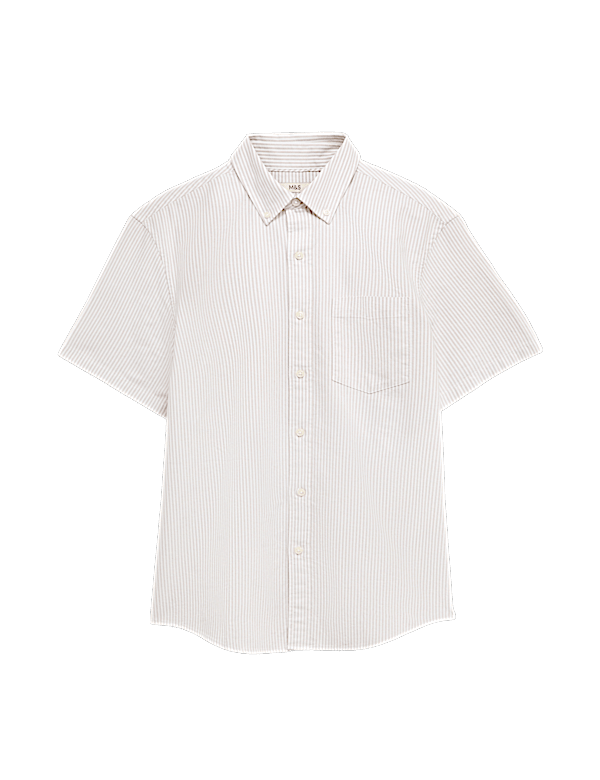 Ultimate Pure Cotton Striped Oxford Shirt