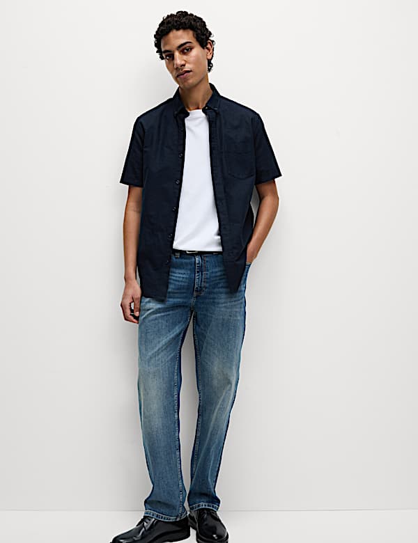 מארז 2 חולצות אוקספורד Ultimate עם שרוול קצר - IL