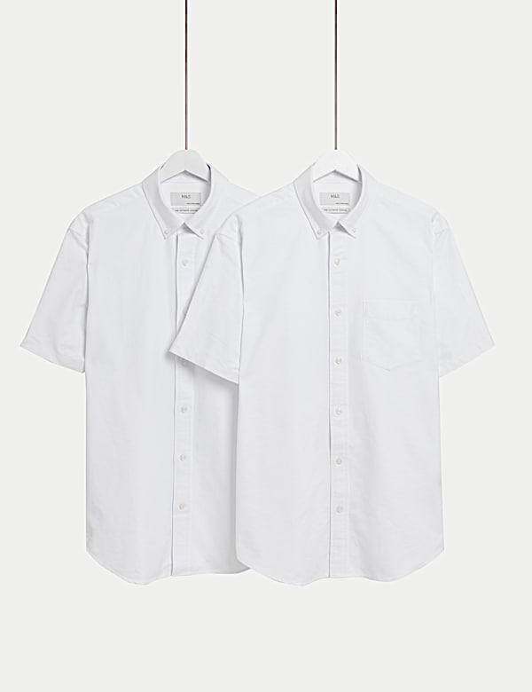 The Ultimate 2pk Short Sleeve Oxford Shirts - US