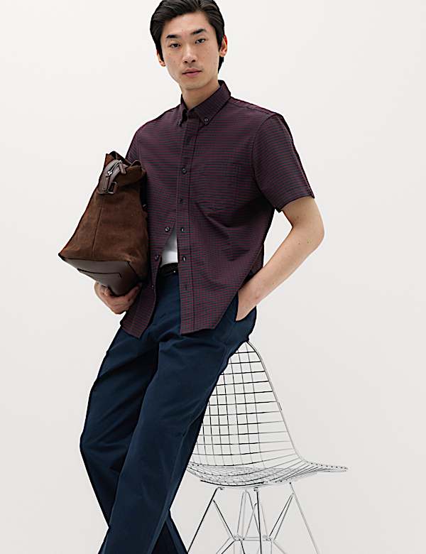 Ultimate Pure Cotton Check Oxford Shirt