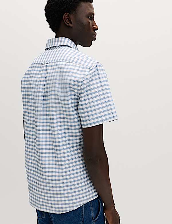 Ultimate Pure Cotton Check Oxford Shirt - MV