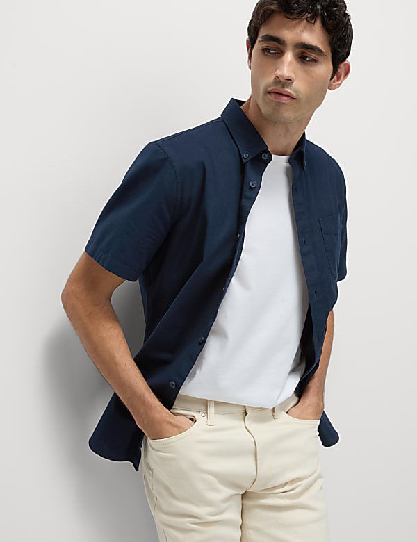 Πουκάμισα Oxford από 100% βαμβάκι, σετ των 2 - GR