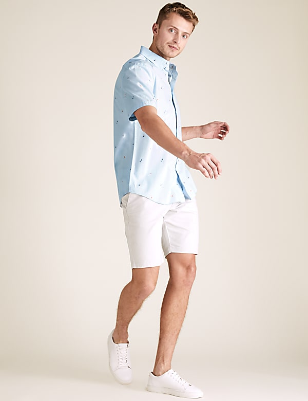 Pure Cotton Cocktail Print Shirt