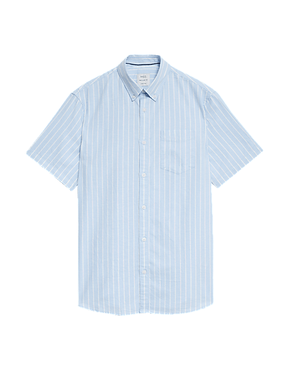 Pure Cotton Striped Oxford Shirt