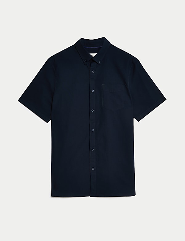 Easy Iron Pure Cotton Oxford Shirt - GR