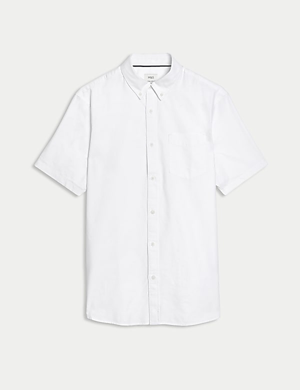 Easy Iron Pure Cotton Oxford Shirt - PT