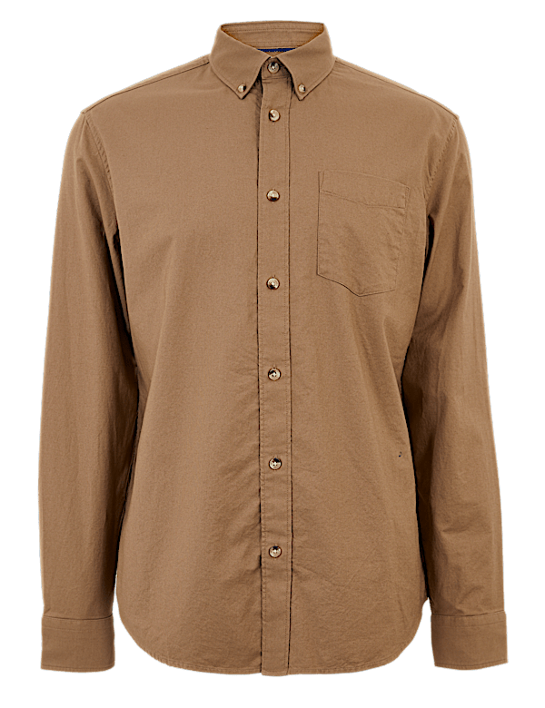 Pure Cotton Oxford Shirt