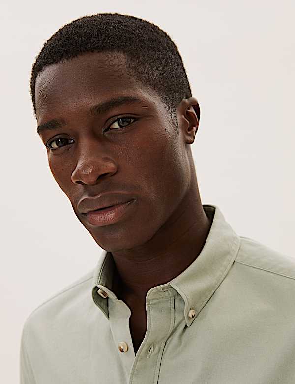 Pure Cotton Oxford Shirt
