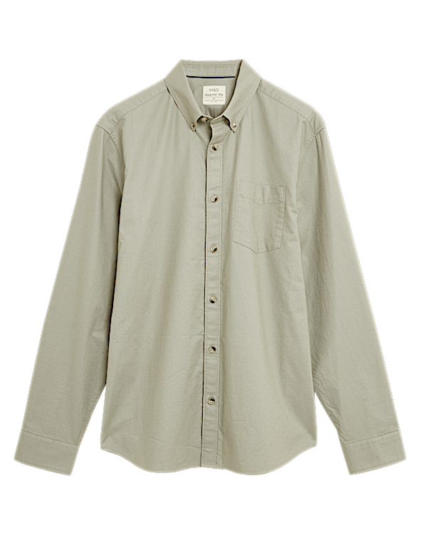 Pure Cotton Oxford Shirt