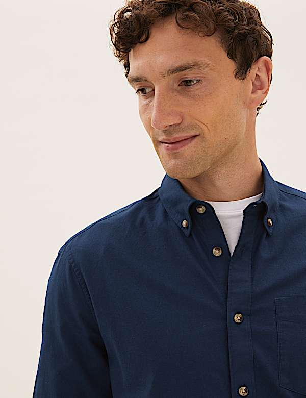 Pure Cotton Oxford Shirt - CA