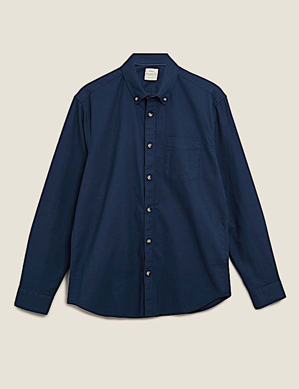 Pure Cotton Oxford Shirt - CA
