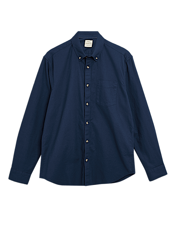 Pure Cotton Oxford Shirt