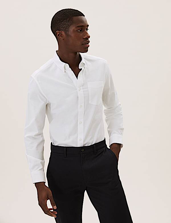 Pure Cotton Oxford Shirt