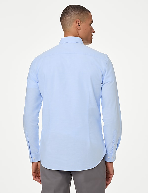 Slim Fit Pure Cotton Oxford Shirt