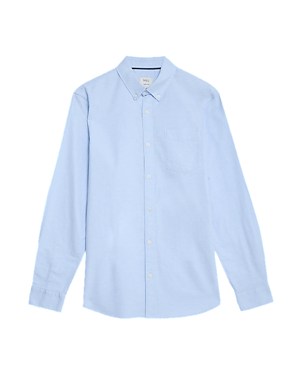 Slim Fit Pure Cotton Oxford Shirt