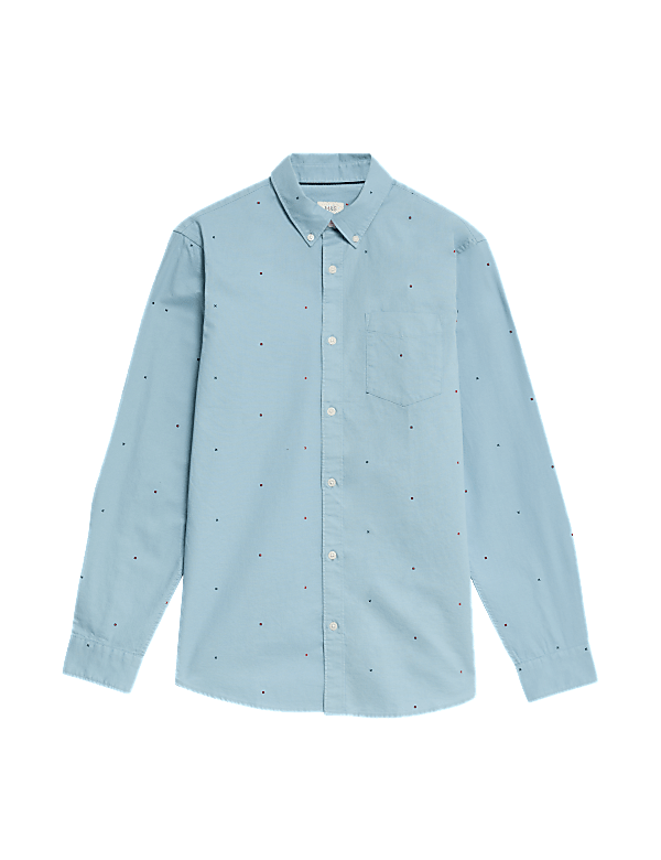 Easy Iron Pure Cotton Oxford Shirt