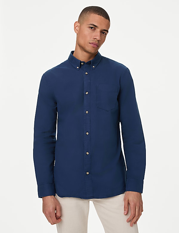 Pure Cotton Oxford Shirt
