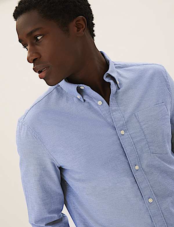 Pure Cotton Oxford Shirt