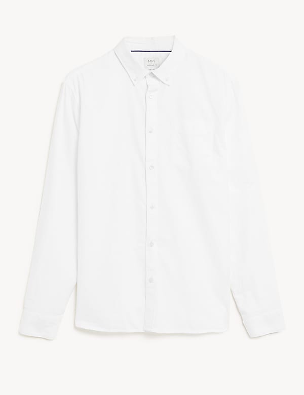 Pure Cotton Oxford Shirt - BE