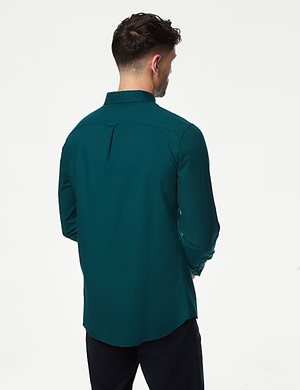 Easy Iron Pure Cotton Oxford Shirt