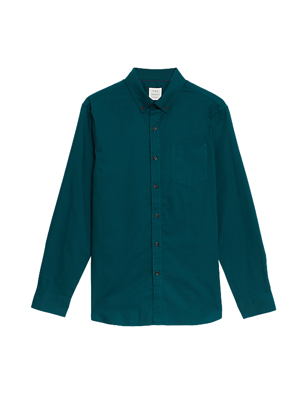 Easy Iron Pure Cotton Oxford Shirt