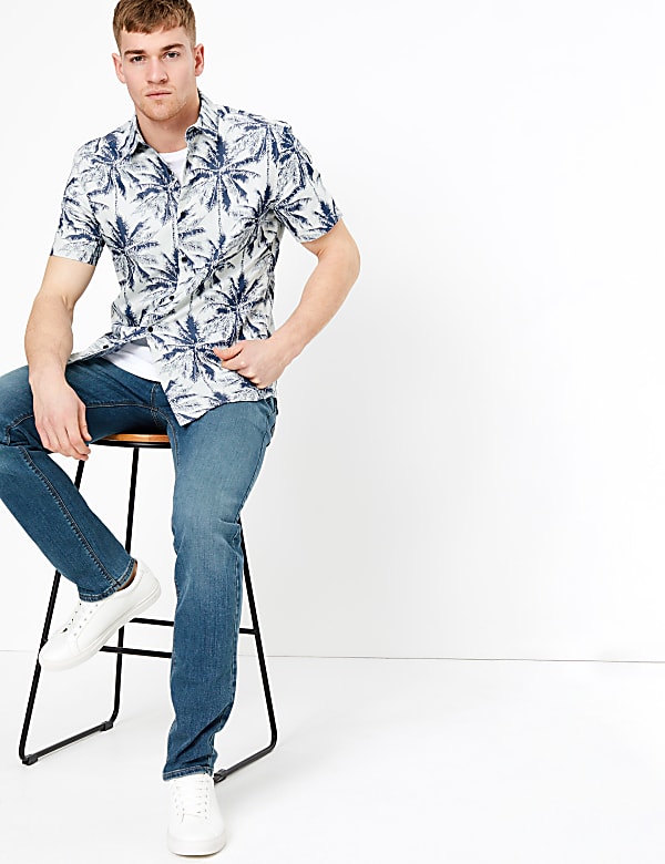 Cotton Hawaiian Shirt