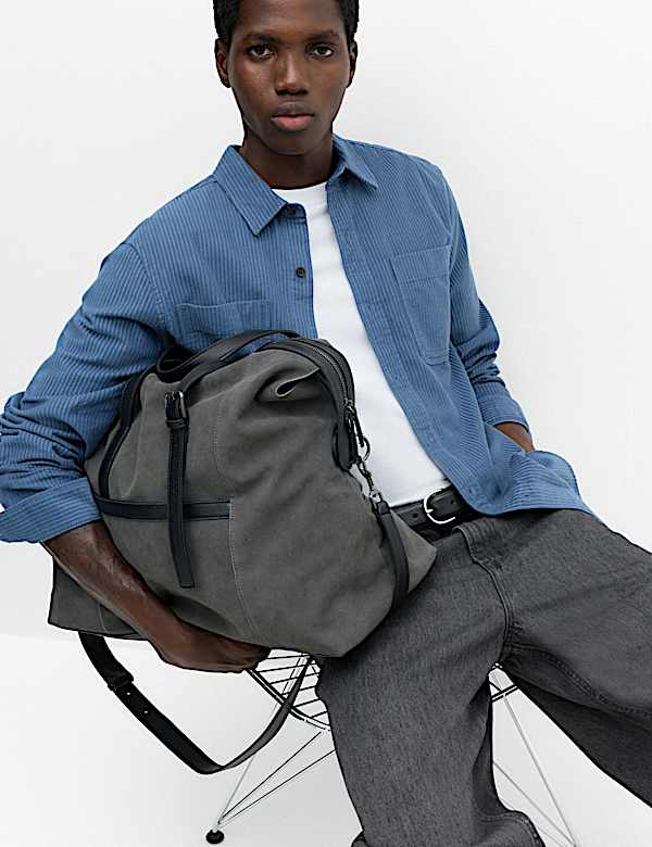 Regular Fit Striped Corduroy Shirt