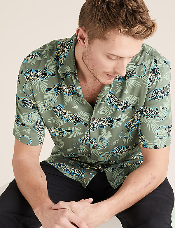Tiger Print Shirt