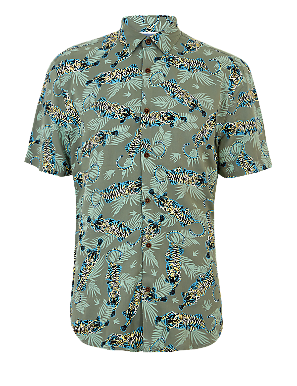 Tiger Print Shirt
