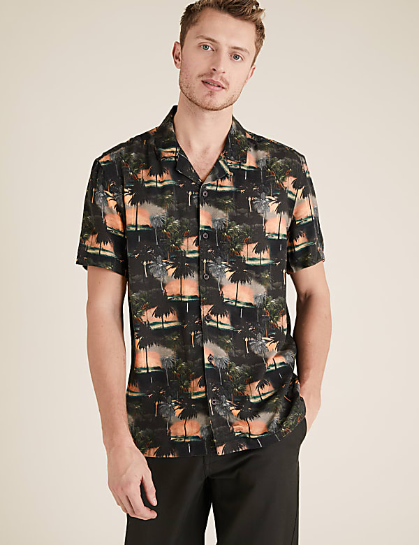 Hawaiian Cuban Collar Shirt