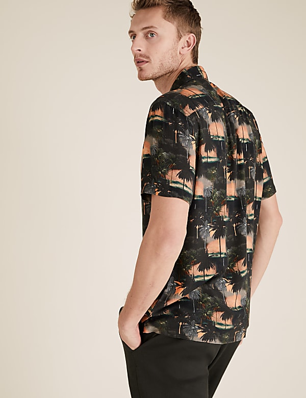 Hawaiian Cuban Collar Shirt