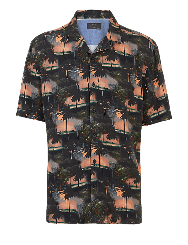 Hawaiian Cuban Collar Shirt