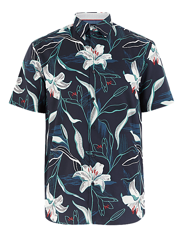 Pure Cotton Floral Shirt