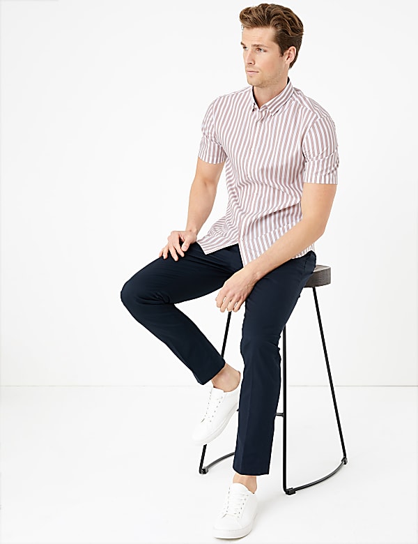 Pure Cotton Striped Shirt