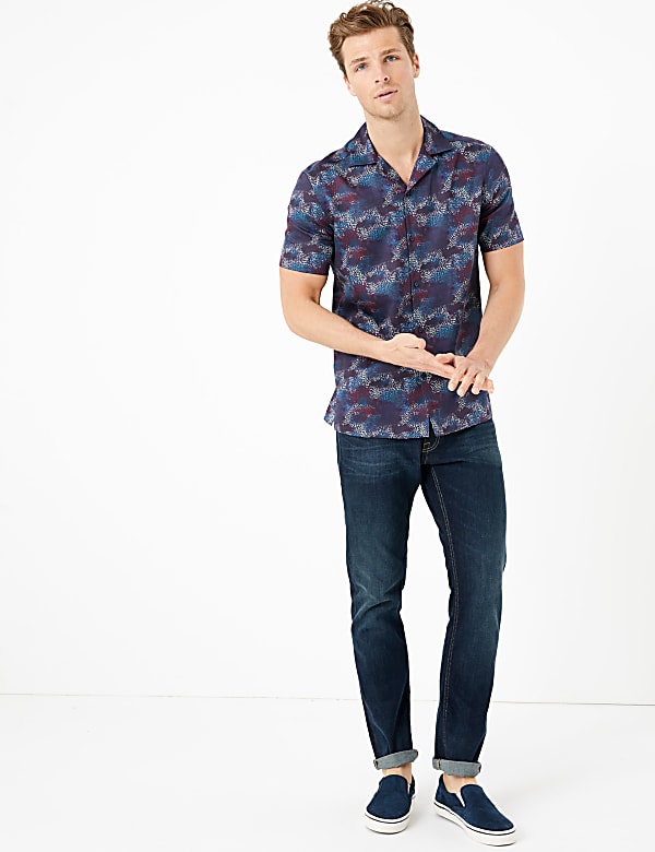Pure Cotton Firework Print Shirt