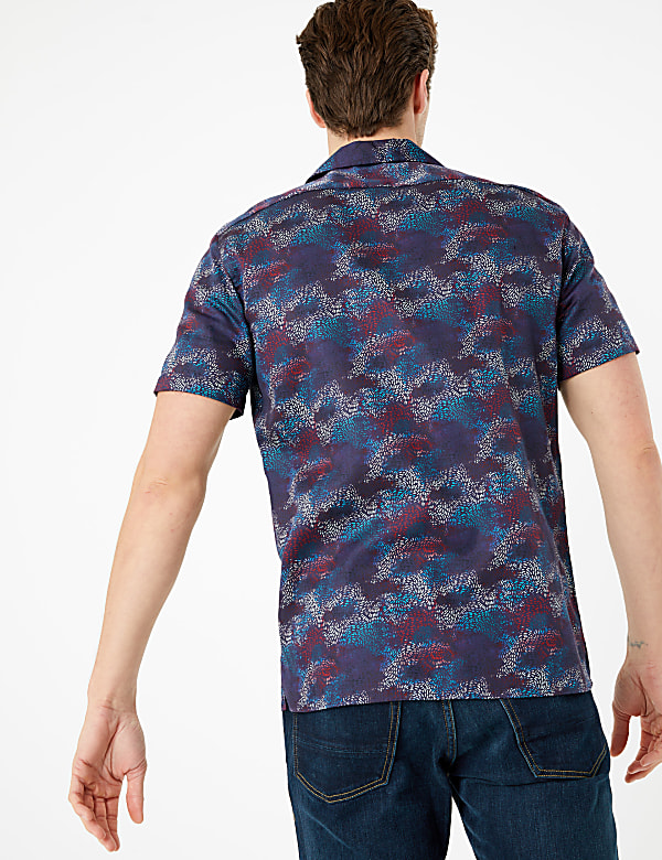 Pure Cotton Firework Print Shirt